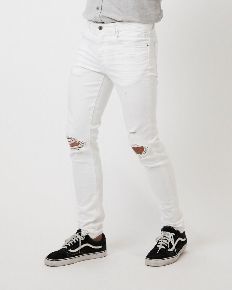 THE TAYLOR FIT B DAMAGED WHITE