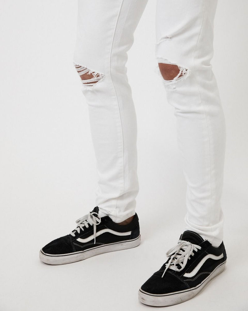 THE TAYLOR FIT B DAMAGED WHITE